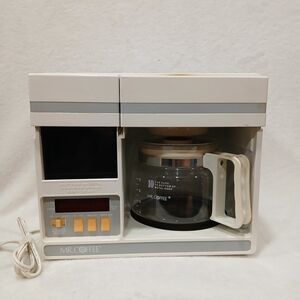 Vintage Mr. Coffee Maker Space Saver 10 Cup Model UTC403 Good Working Condition